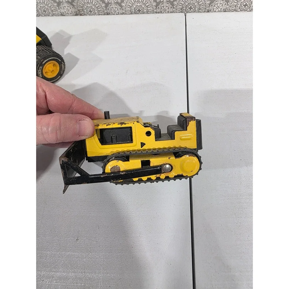 Vintage Tonka Hot Wheels CAT Construction Vehicle‎ Toy Bulldozer Lot of 3 READ